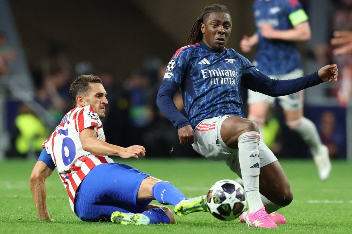 Lookman shut out as Arsenal draw Atlético Madrid 1-1 in UCL semi-final